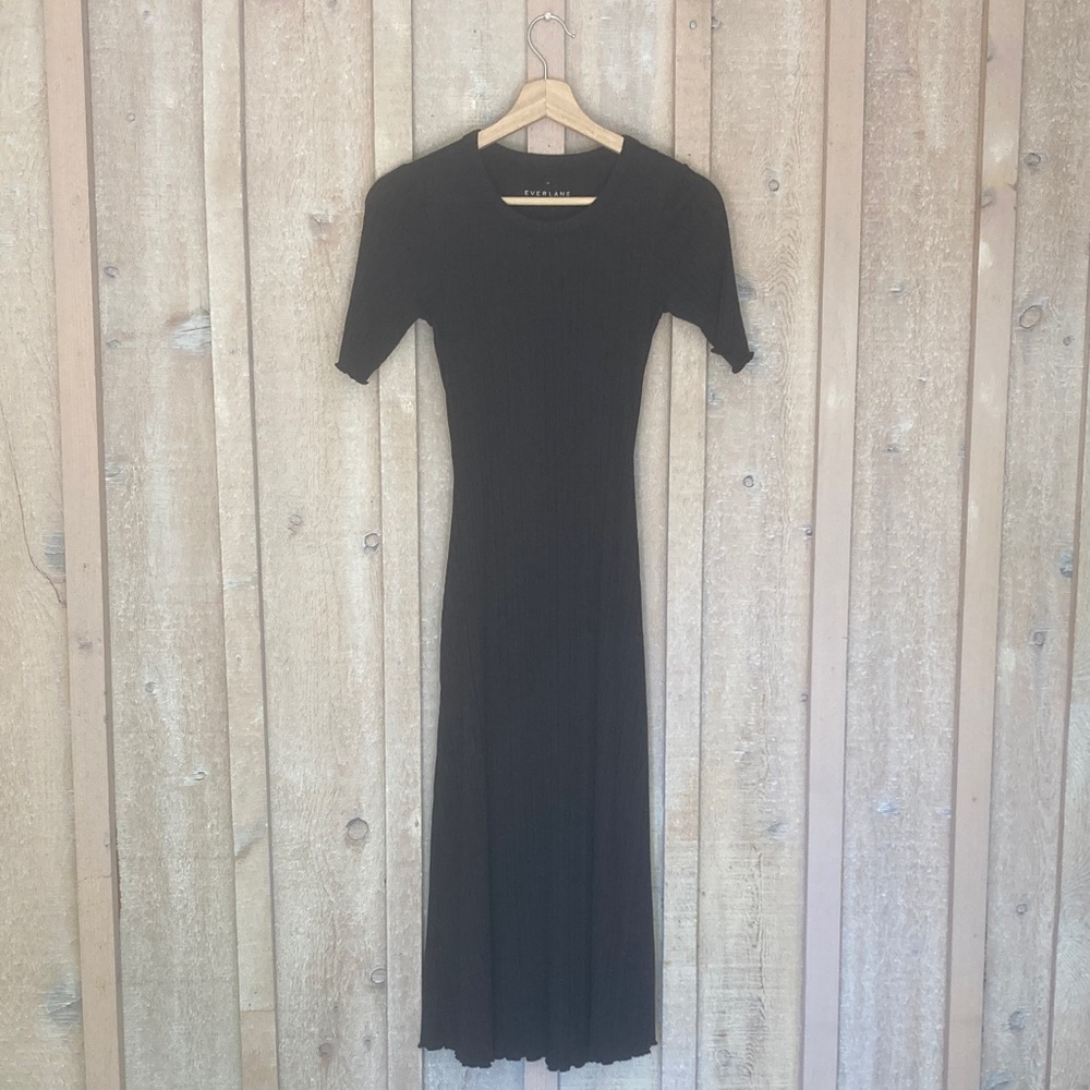 Everlane Black Midi Dress